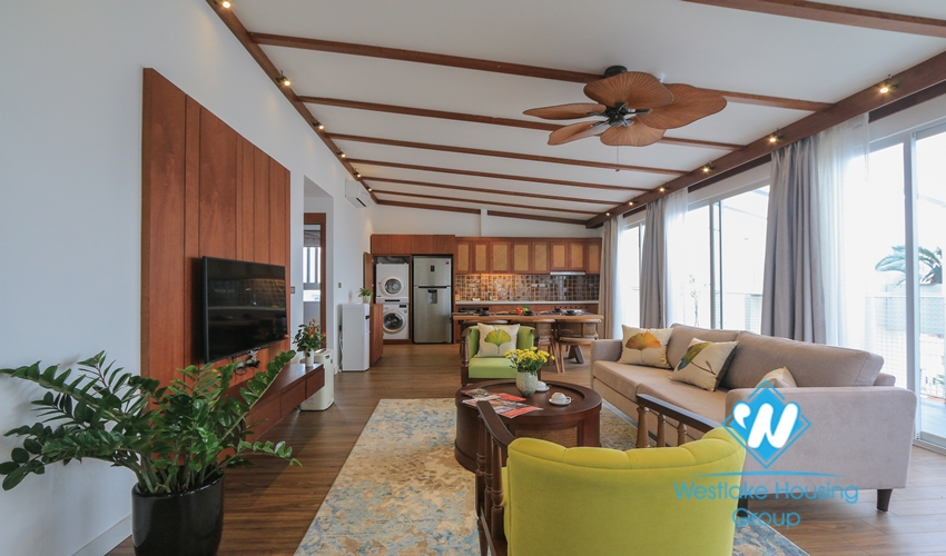 A beautiful 3 bedroom apartment for rent in Dao tan, Ba dinh